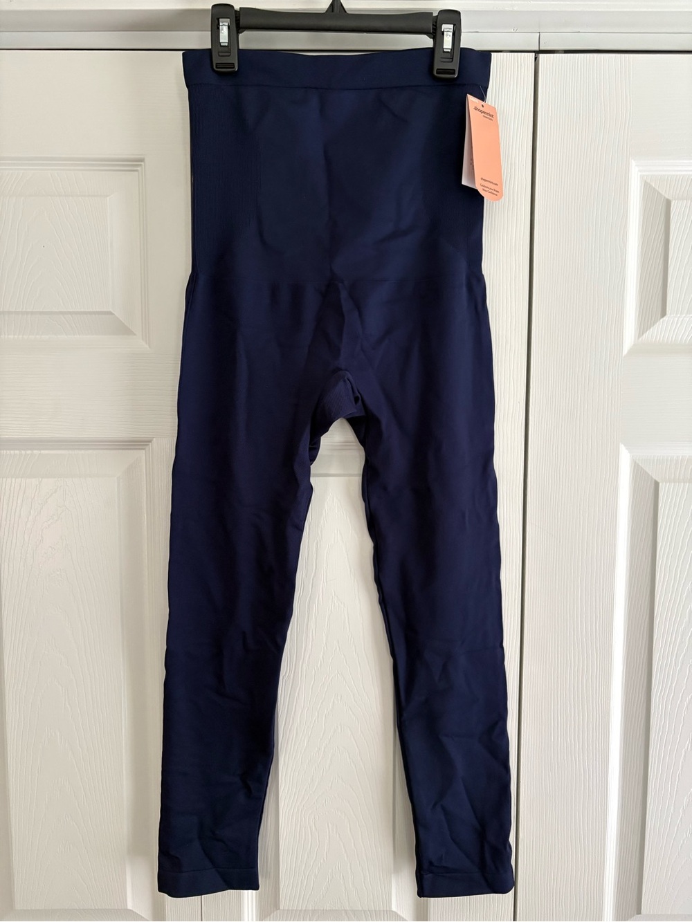Shapermint Blue High-Waisted Shaping Leggings. Size L. NWT.